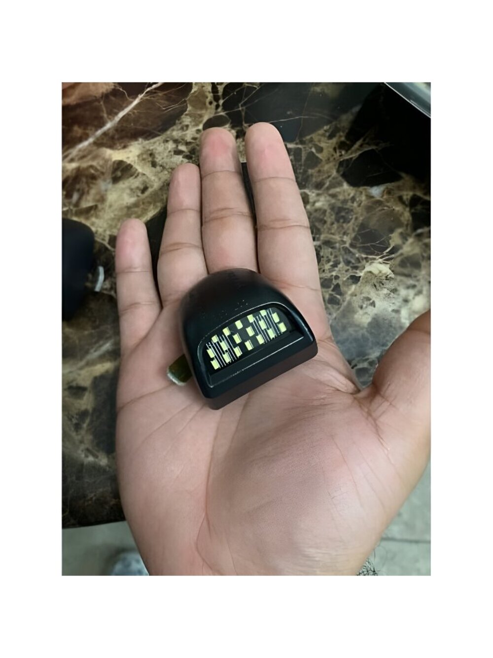 Full LED License Plate Light Tag Lamp Assembly Replacement for Chevy Silverado